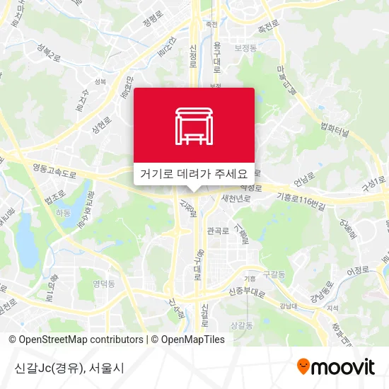 신갈Jc(경유) 지도