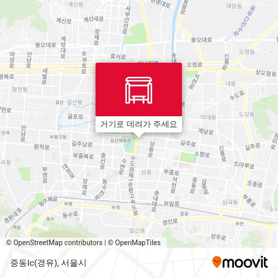 중동Ic(경유) 지도