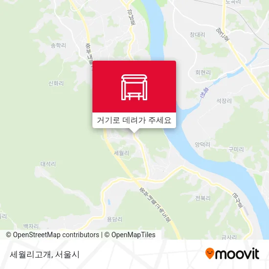 세월리고개 지도