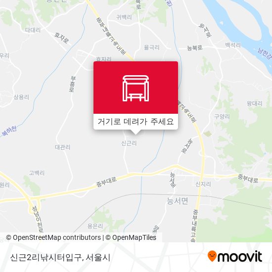 신근2리낚시터입구 지도