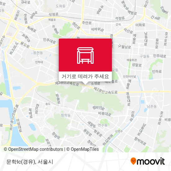 문학Ic(경유) 지도
