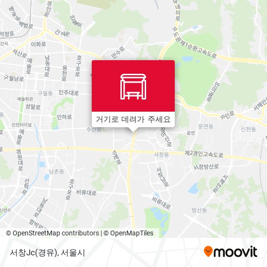 서창Jc(경유) 지도