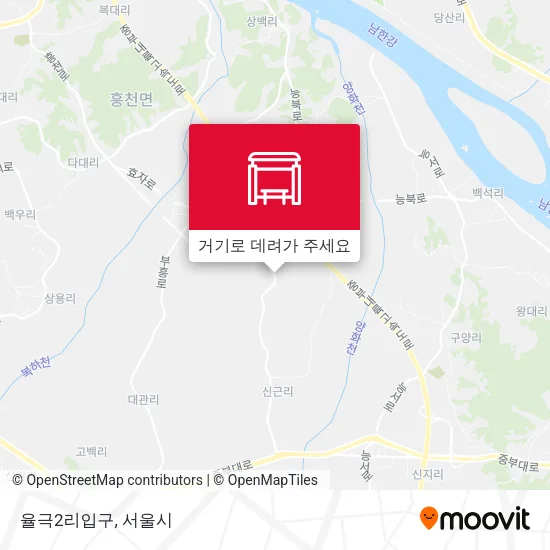 율극2리입구 지도