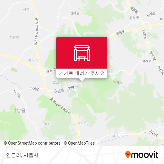 안금리 지도