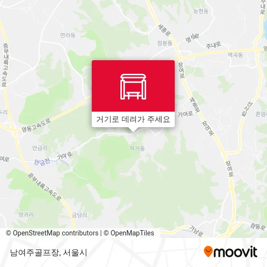 남여주골프장 지도