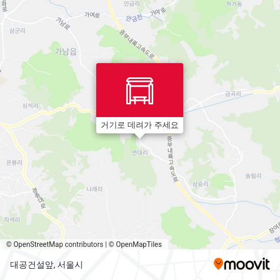 대공건설앞 지도