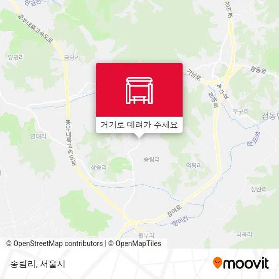 송림리 지도