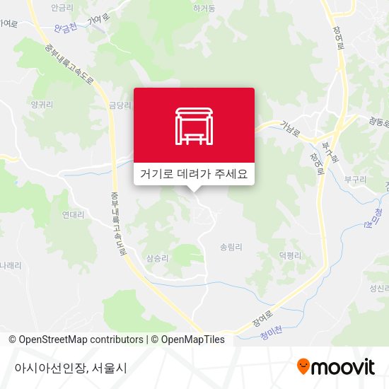 아시아선인장 지도