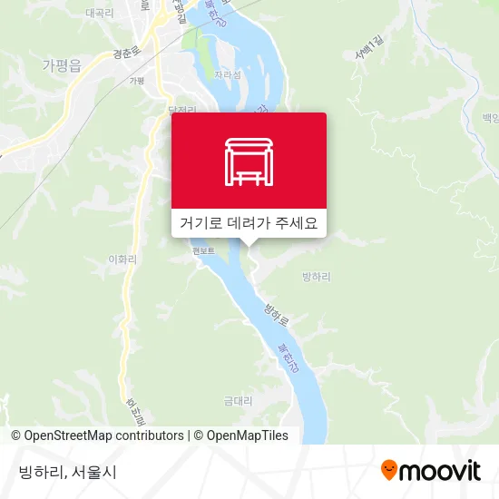 빙하리 지도