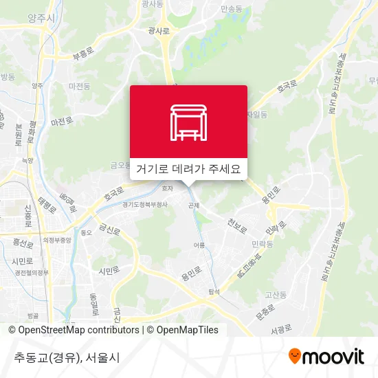 추동교(경유) 지도