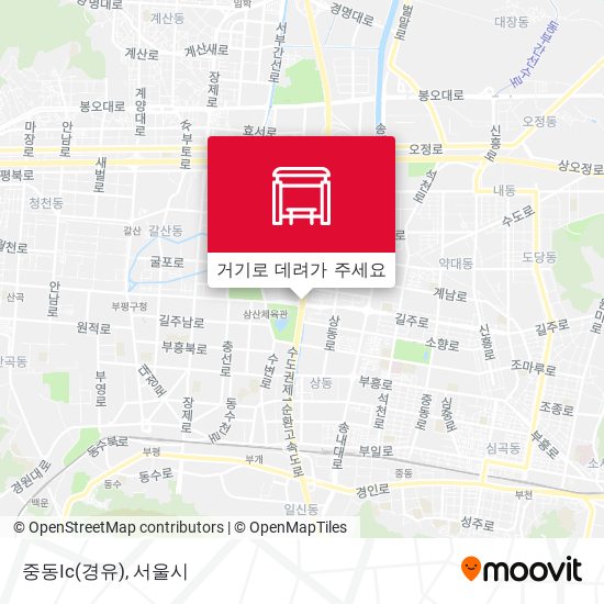 중동Ic(경유) 지도