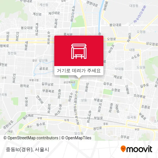 중동Ic(경유) 지도