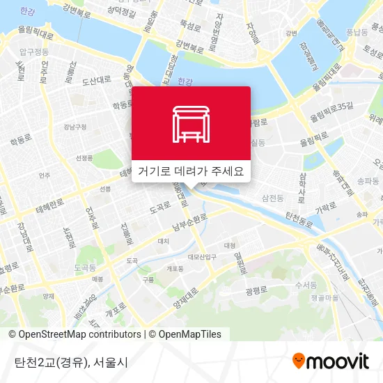 탄천2교(경유) 지도