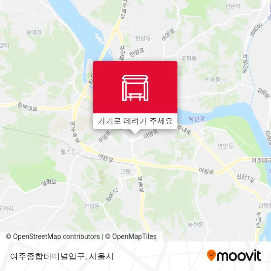 여주종합터미널입구 지도