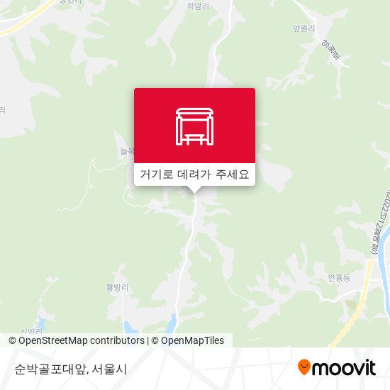 순박골포대앞 지도