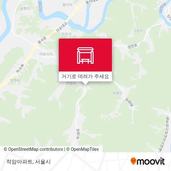 적암아파트 지도