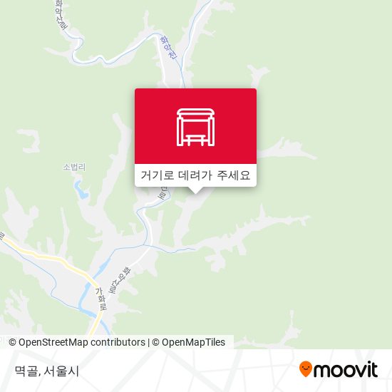 멱골 지도