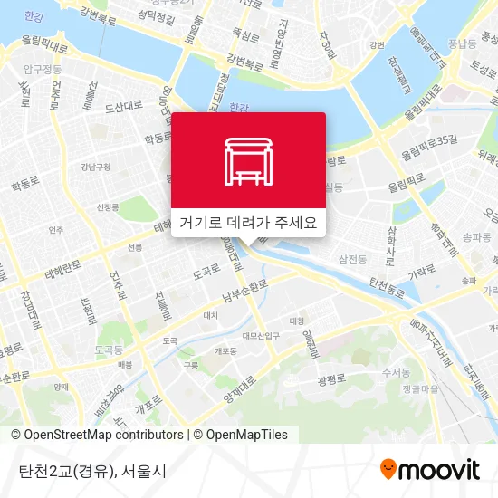 탄천2교(경유) 지도
