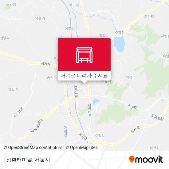 성환터미널 지도