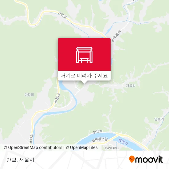 안말 지도