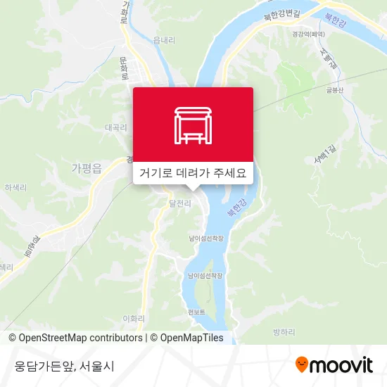 웅담가든앞 지도