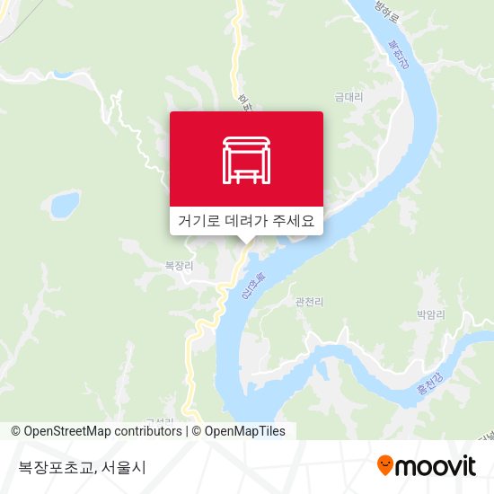 복장포초교 지도
