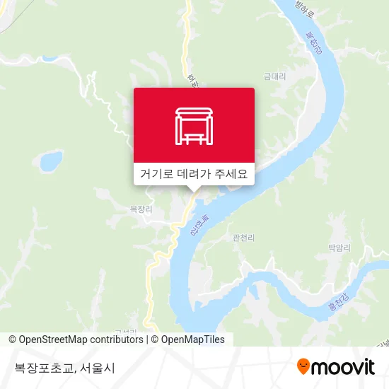 복장포초교 지도