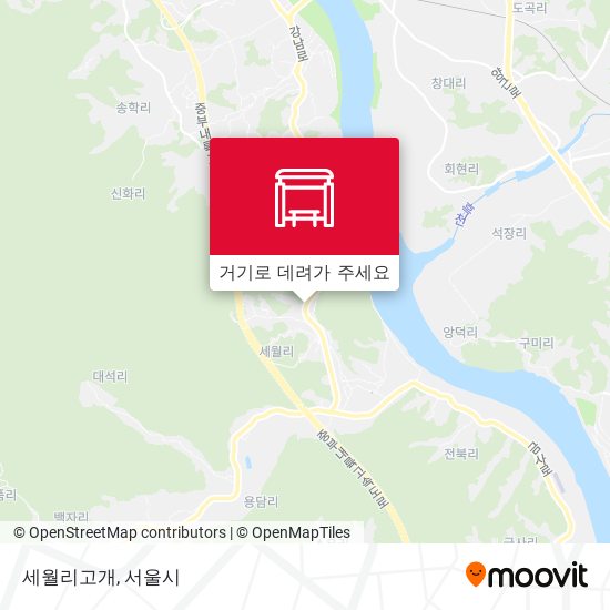 세월리고개 지도