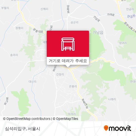 심석리입구 지도