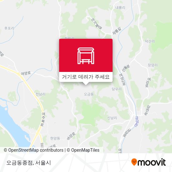 오금동종점 지도