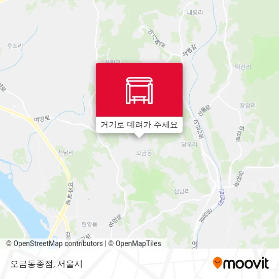 오금동종점 지도