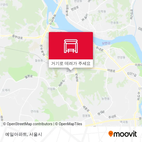 예일아파트 지도