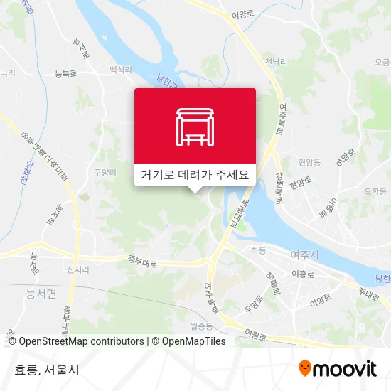 효릉 지도
