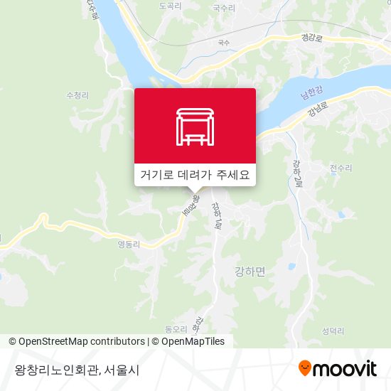 왕창리노인회관 지도