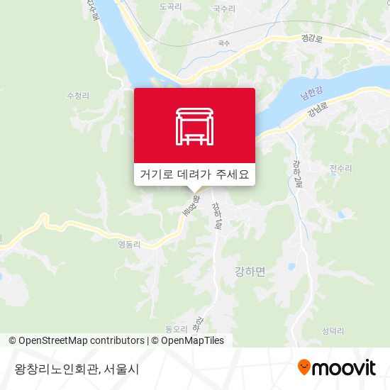 왕창리노인회관 지도