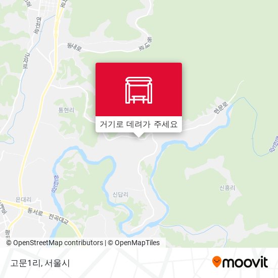 고문1리 지도