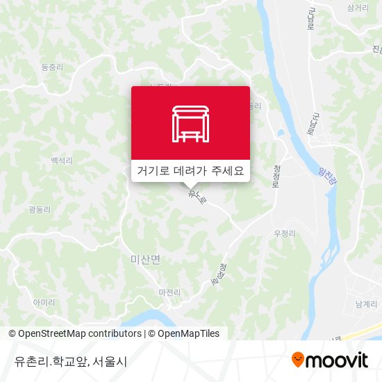 유촌리.학교앞 지도