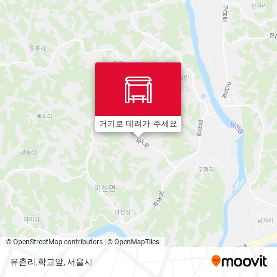 유촌리.학교앞 지도