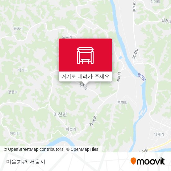 마을회관 지도