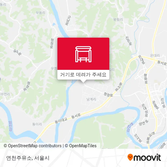 연천주유소 지도