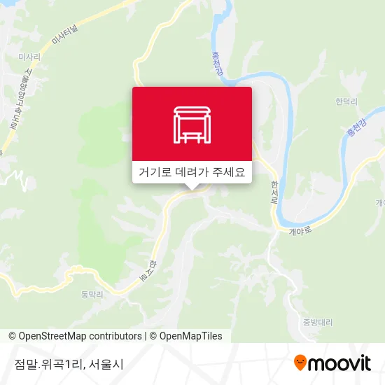 점말.위곡1리 지도