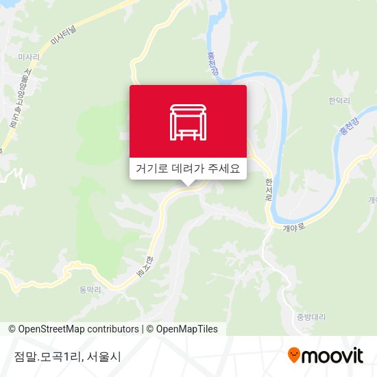 점말.모곡1리 지도