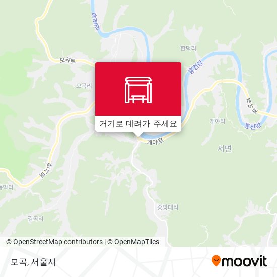 모곡 지도