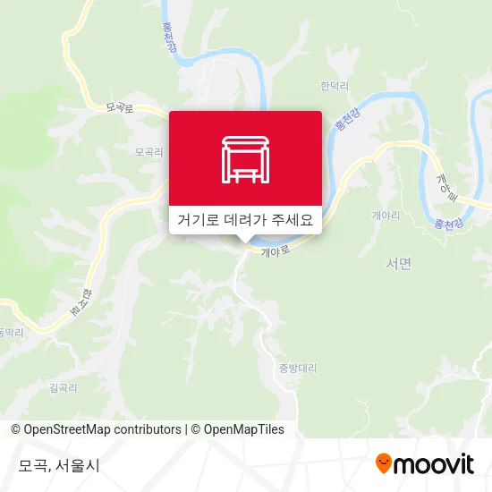 모곡 지도