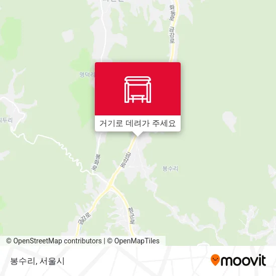 봉수리 지도