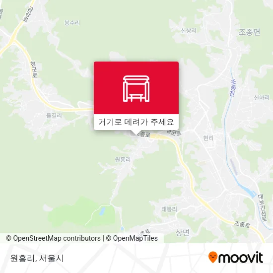 원흥리 지도