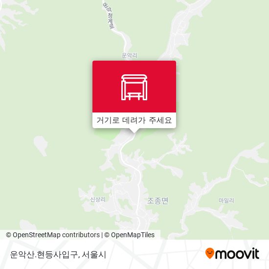 운악산.현등사입구 지도