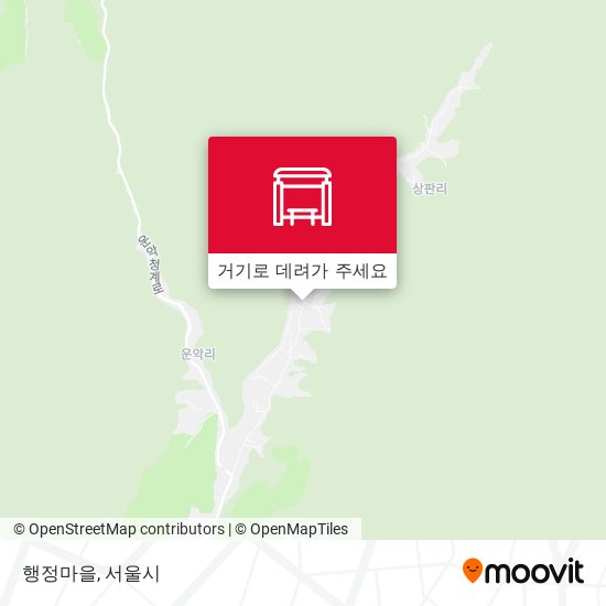 행정마을 지도