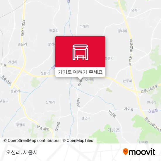 오산리 지도