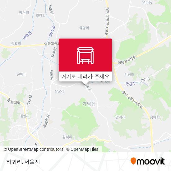 하귀리 지도